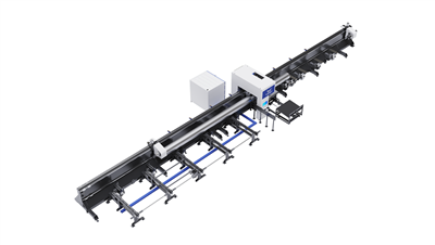 নতুন প্রযুক্তি 4 চক মেটাল টিউব লেজার কাটার মেশিন
